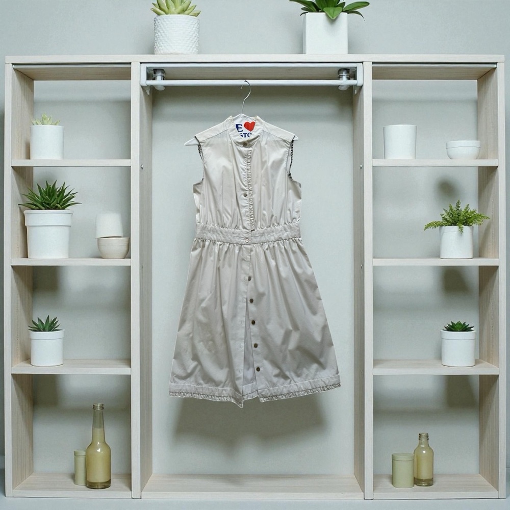 Diane Von Furstenberg Cream Midi Dress